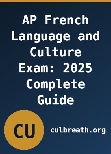 AP French Language and Culture Exam: 2025 Complete Guide