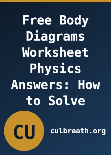 Free Body Diagrams Worksheet Physics Answers: How to Solve