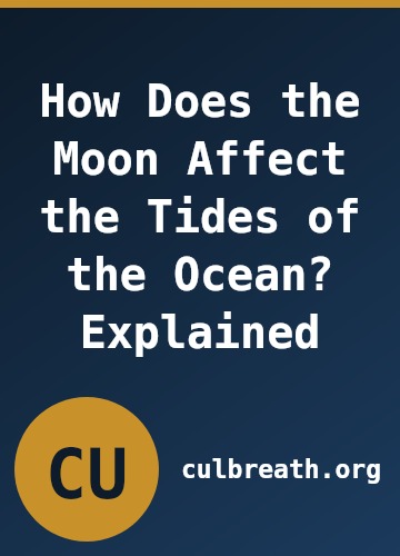 How Does the Moon Affect the Tides of the Ocean? Explained