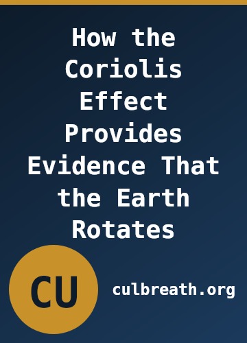 How the Coriolis Effect Provides Evidence That the Earth Rotates