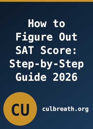 How to Figure Out SAT Score: Step-by-Step Guide 2026