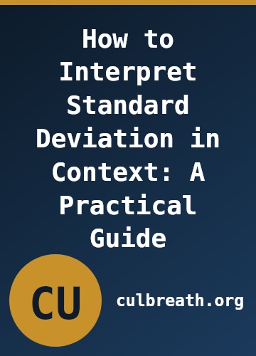 How to Interpret Standard Deviation in Context: A Practical Guide