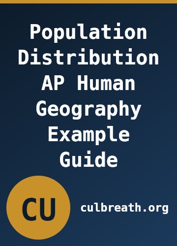 Population Distribution AP Human Geography Example Guide