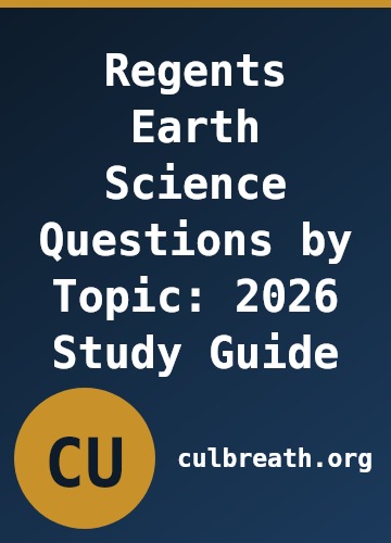Regents Earth Science Questions by Topic: 2026 Study Guide