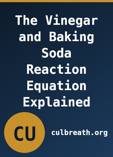 The Vinegar and Baking Soda Reaction Equation Explained