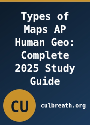 Types of Maps AP Human Geo: Complete 2025 Study Guide