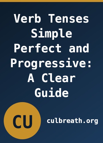 Verb Tenses Simple Perfect and Progressive: A Clear Guide