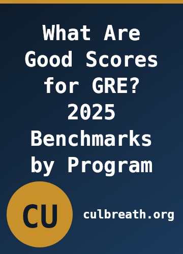 What Are Good Scores for GRE? 2025 Benchmarks by Program