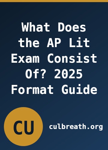 What Does the AP Lit Exam Consist Of? 2025 Format Guide