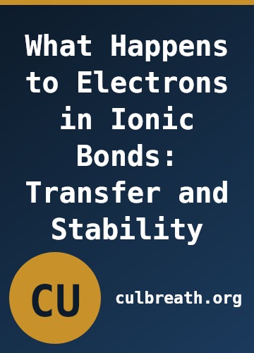 What Happens to Electrons in Ionic Bonds: Transfer and Stability