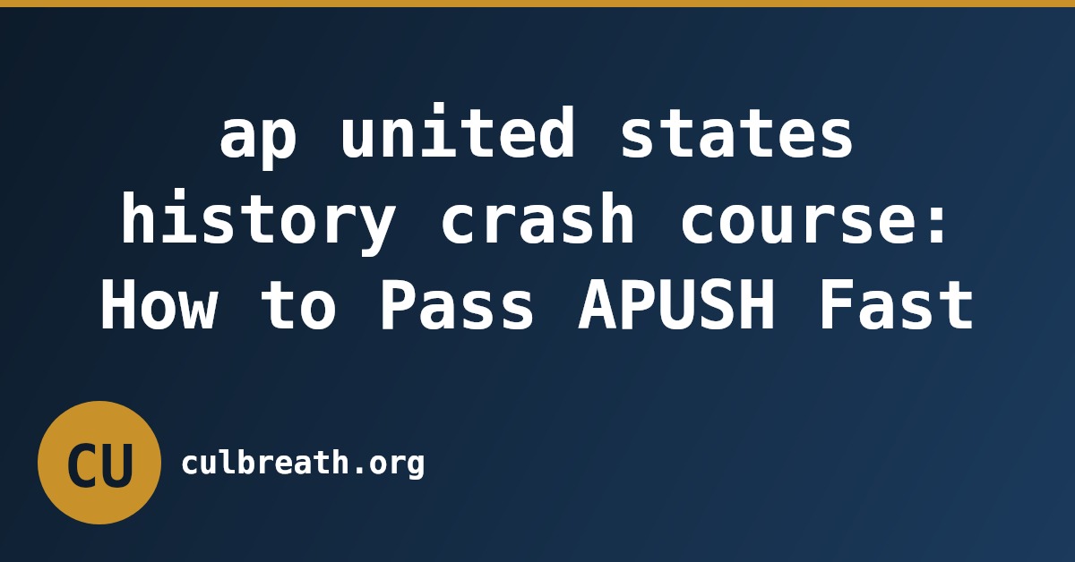 ap united states history crash course: How to Pass APUSH Fast