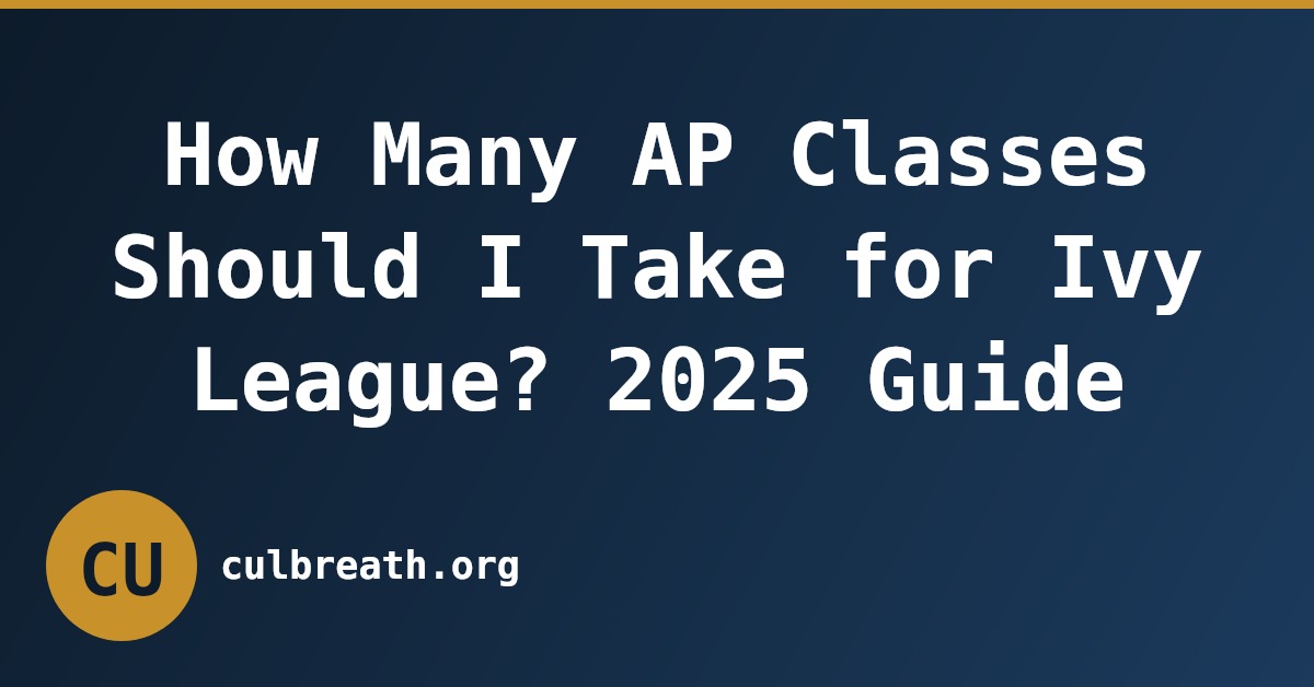 How Many AP Classes Should I Take for Ivy League? 2025 Guide